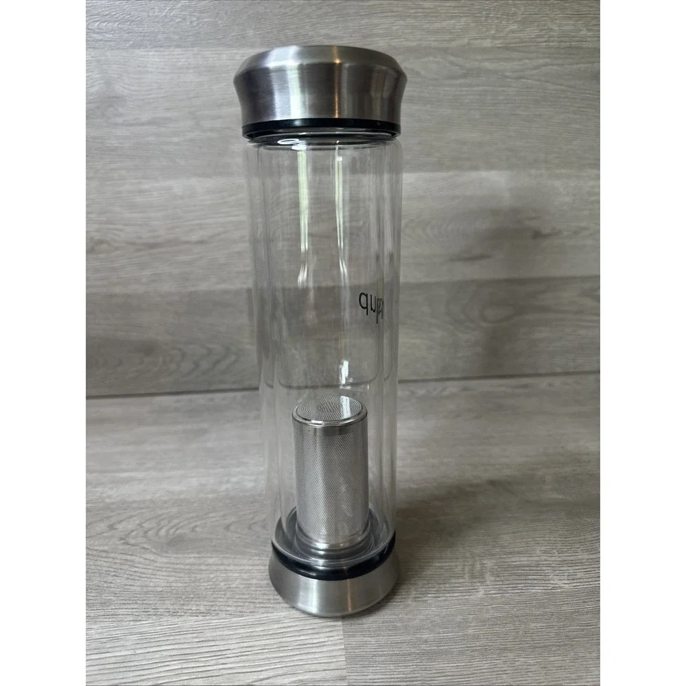 Preup Tea Infuser and Glass Water Bottle. Excellent Condition.‎ On-The-Go Brew.